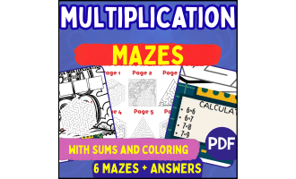 Multiplication Mazes (PDF)