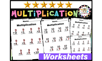 Multiplication Fact Practice – Touch Dot Worksheets