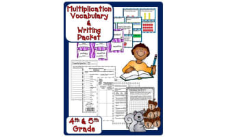 Multiplication Vocabulary | Multiplication Practice Packet