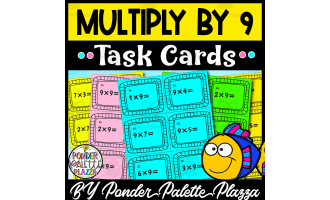 Multiply by "Nine" Task Cards - 60 Task Cards