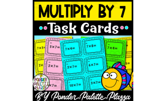 Multiply by "Seven" Task Cards - 60 Task Cards