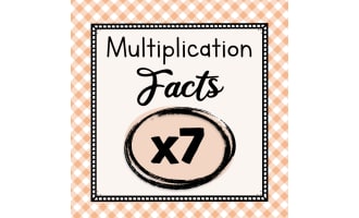 Multiply by Seven Worksheets | Multiplication Facts | 7 Times Tables
