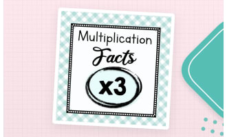 Multiply by Three Worksheets | Multiplication Facts | 3 Times Tables