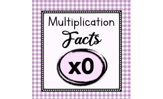 Multiply by Zero Worksheets | Multiplication Facts | 0 Times Tables