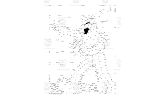 Mummy Extreme Difficulty Dot-to-Dot / Connect the Dots PDF