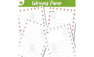 Mushroom Writing & Prewriting Paper Set | 8 Pages | Seasonal Classroom