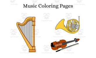Music Coloring Pages
