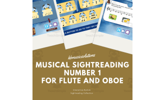 Musical Sight-Reading | Number 1 Flute And Oboe Interactive Activities
