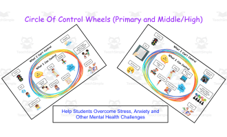 My Circle of Control Wheels (Primary and Middle/High) SEL Handouts