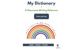 My Dictionary | Classroom Writing Reference for Older Struggling Learn