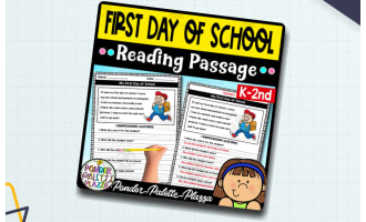 My First Day of School – Reading Passage