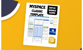 Myspace Classic Template (Editable on Google Slides)