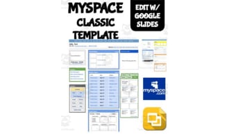 Myspace Classic Template (Editable on Google Slides)