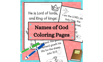 Names of God Coloring Pages