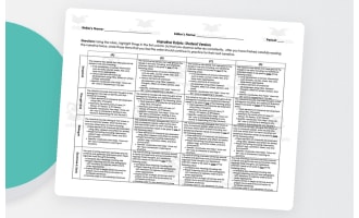 Narrative Rubric – Student & Peer Self-Assessment