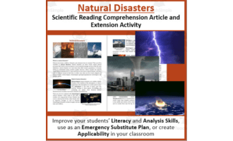 Natural Disasters Reading Comprehension Article - Grade 8 and Up