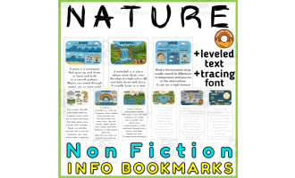 Nature Enviroment Bookmarks Reading Writing Cards Resource 3