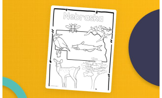 Nebraska State Symbols Clip Art – 6 Visuals