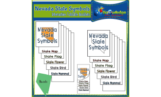 Nevada State Symbols Interactive Foldable Booklets – EBOOK