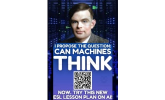 New ESL-EFL-TESOL Lesson Plan on Artificial Intelligence! + QR Code