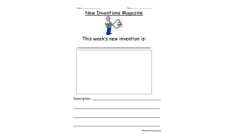New Inventions Magazine Worksheet
