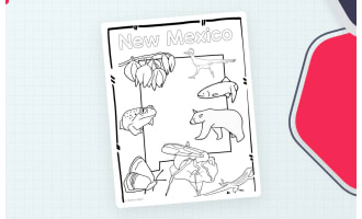 New Mexico State Symbols – Clip Art Set