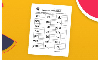 NG and NK Digraph Worksheet