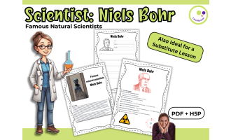 Niels Bohr – Scientist Profile & Comprehension Activities - PDF + H5P