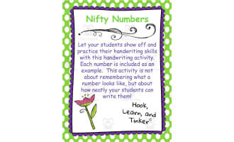 Nifty Numbers Worksheet