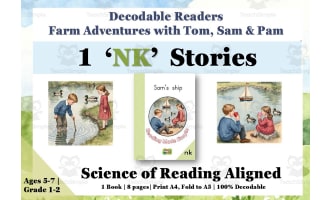 NK: 1 Decodable reader | Science of Reading | Fully Systematic