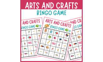 No Prep Arts & Crafts Bingo Game | Creative Art Supplies Classroom Act