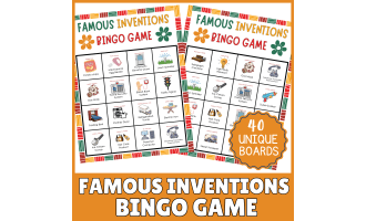 No Prep Famous African American Inventions Bingo | Black History Month