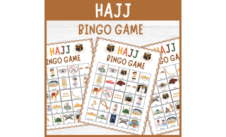 No Prep Hajj Pilgrimage Bingo Game Eid Al Adha Activity Pack