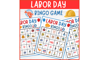 No Prep labor day bingo community helpers, jobs, tools game