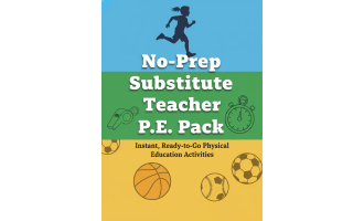 No-Prep Substitute Teacher P.E. Pack – Professional Edition