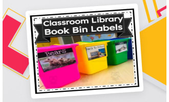 Nonfiction Book Bin Labels