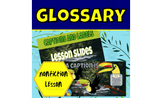Nonfiction glossary lesson rainforest inspired
