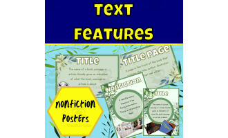 Nonfiction posters rainforest theme