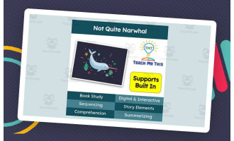 Not Quite Narwhal | Book Companion Activities | Digital Book Study