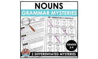 Nouns Animal Mysteries Activity