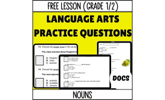 Nouns Sample - Grades 1-2 Grammar (Docs)