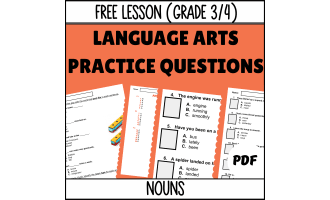 Nouns Sample: Grammar Grade 3-4 (PDF)