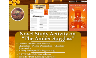Novel Study - The Amber Spyglass - Philip Pullman - His Dark Materials