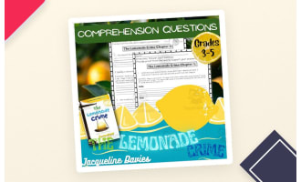 The Lemonade Crime Novel Study Digital & Print Comprehension questions