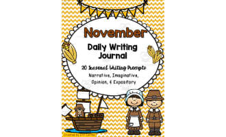 November Daily Writing Journal