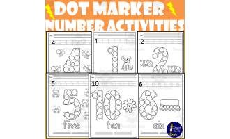Number Activities: Dot Marker Fun 0 to 10