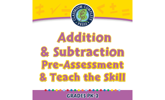Number & Operations: Addition & Subtraction - Pre-Assessment & Teach the Skill - PC Software