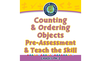 Number & Operations: Counting & Ordering Objects - Pre-Assessment & Teach the Skill - PC Software