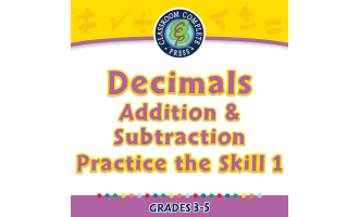 Number & Operations: Decimals - Addition & Subtraction - Practice the Skill 1 - PC Software