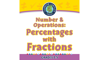 Number & Operations: Percentages with Fractions - FLASH-PC